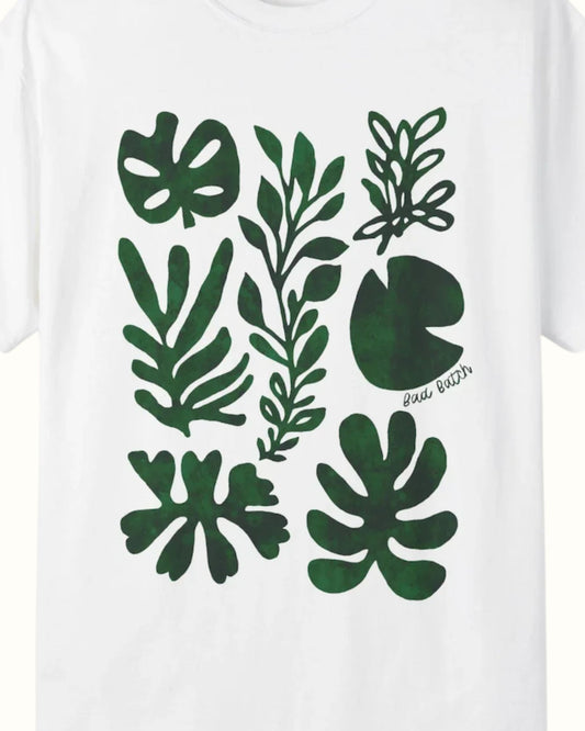 Coral Graphic Tee Green