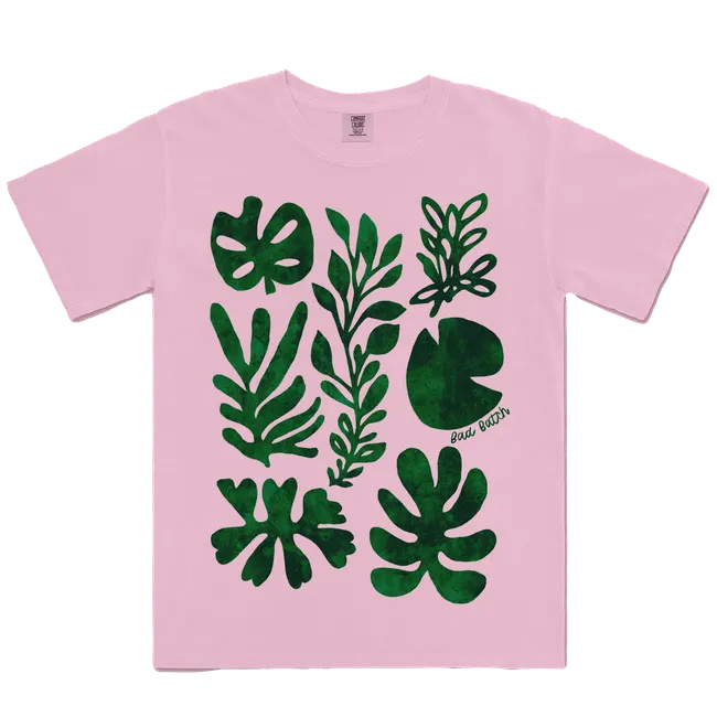 Coral Relaxed Tee Green