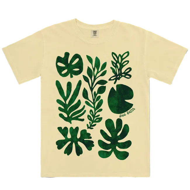 Coral Relaxed Tee Green