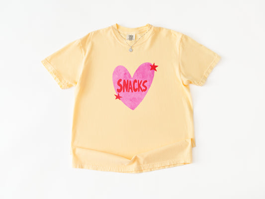 I Love Snacks Graphic Tee
