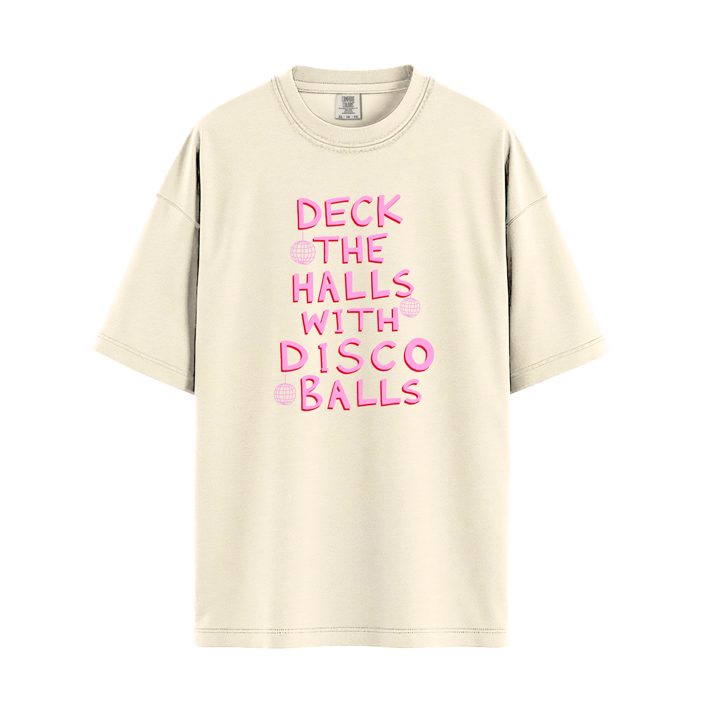 Deck The Halls With Disco Balls Relaxed Tee