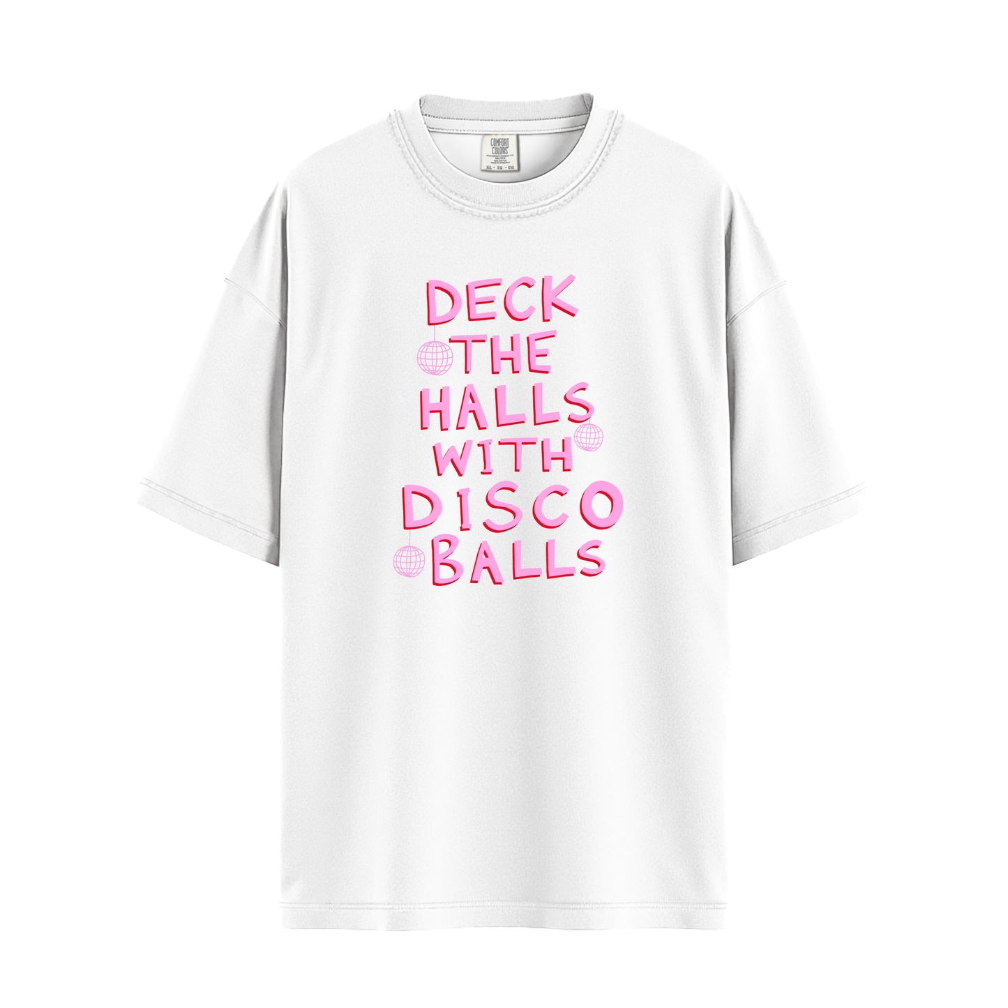 Deck The Halls With Disco Balls Relaxed Tee