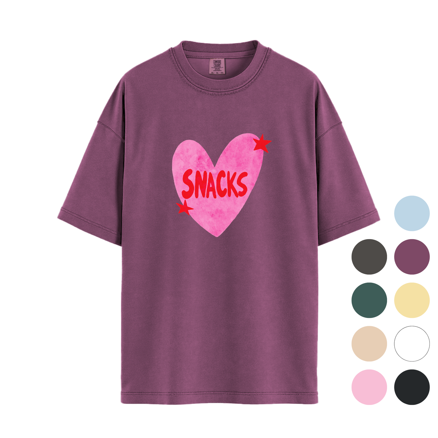 I Love Snacks Relaxed Tee