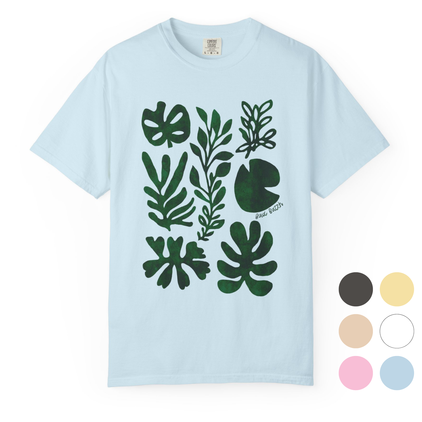 Coral Relaxed Tee Green