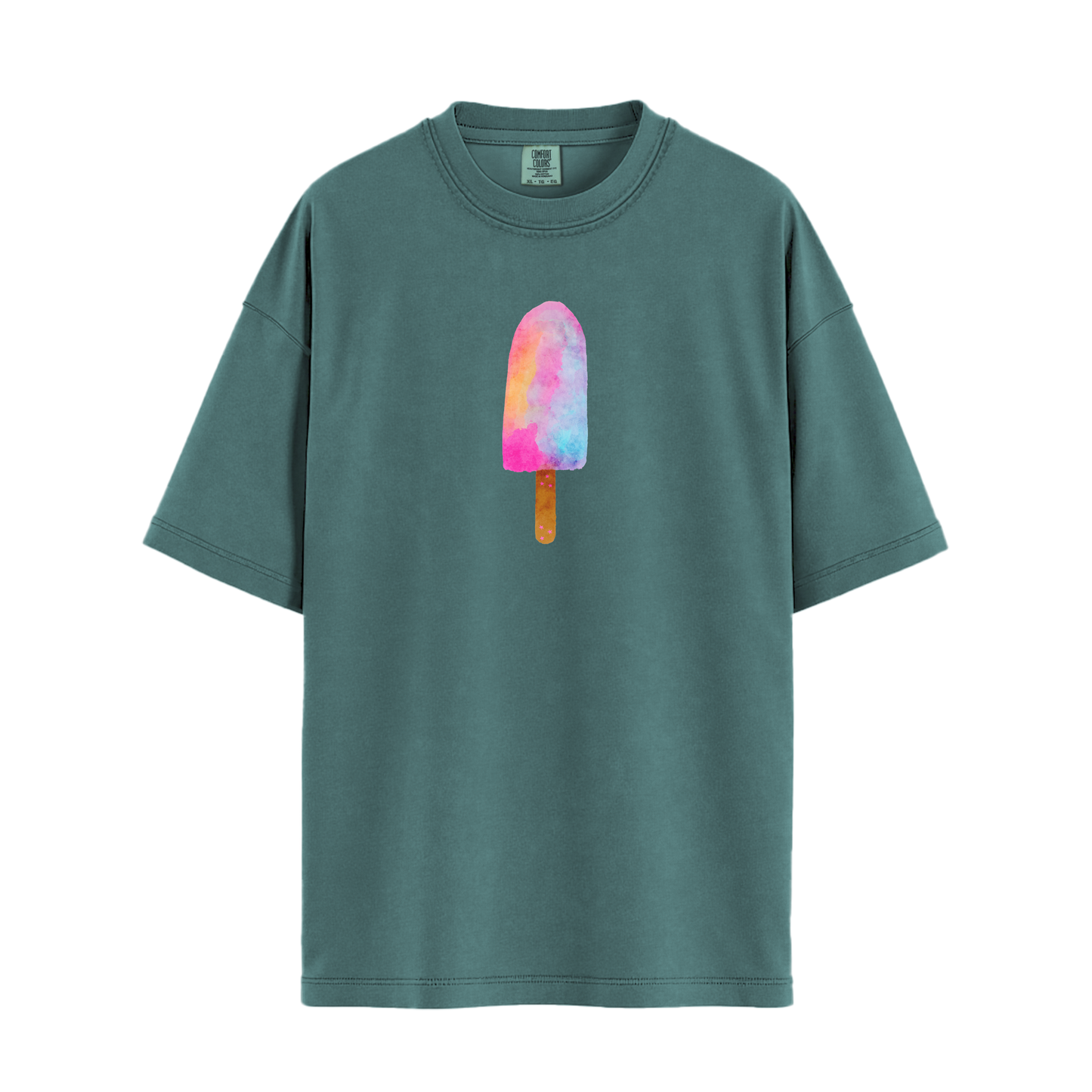 Rainbow Ice Cream Relaxed Tee