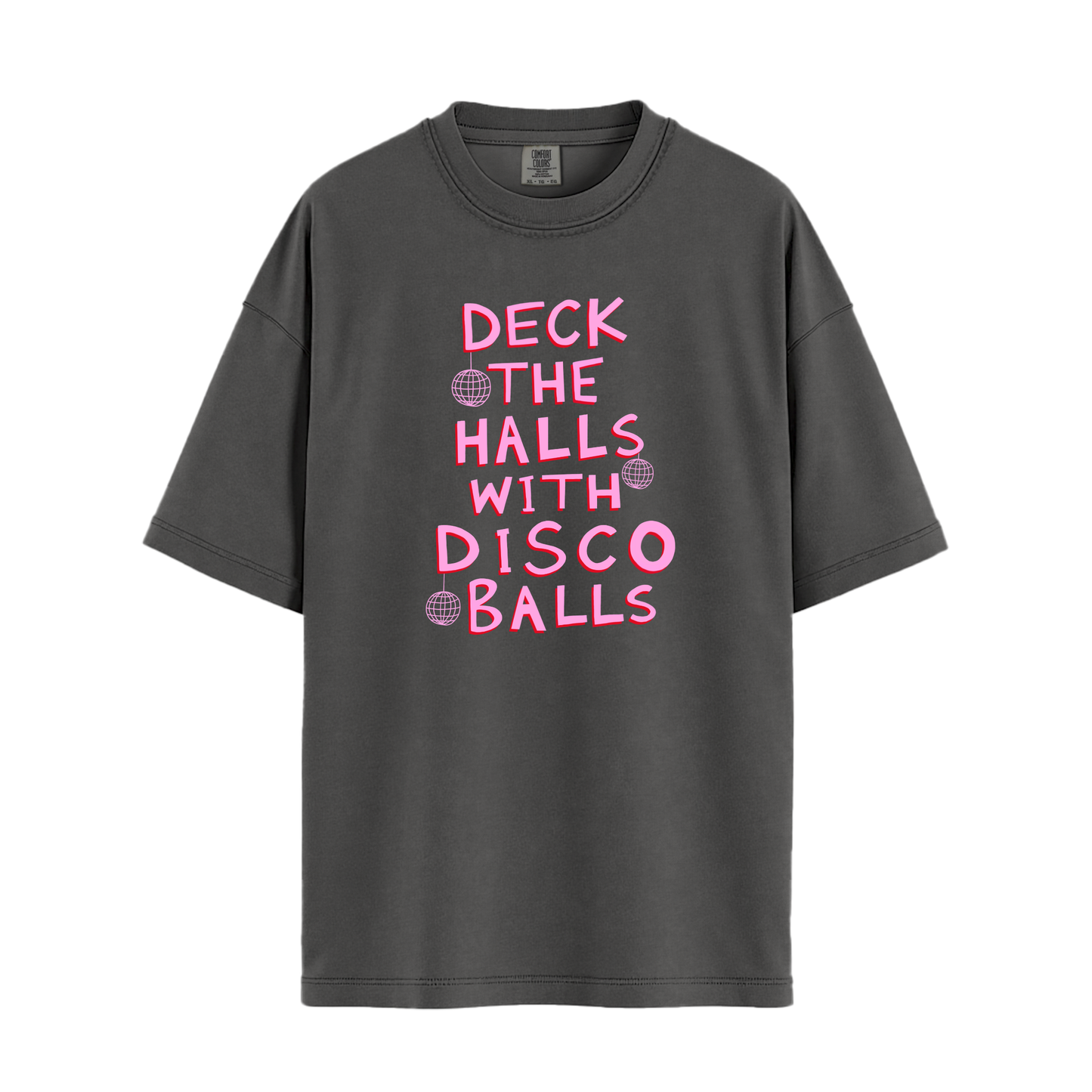 Deck The Halls With Disco Balls Relaxed Tee