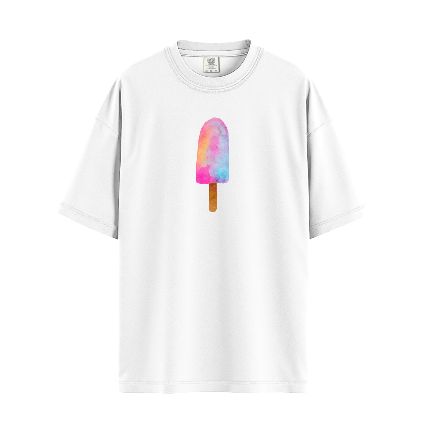 Rainbow Ice Cream Relaxed Tee