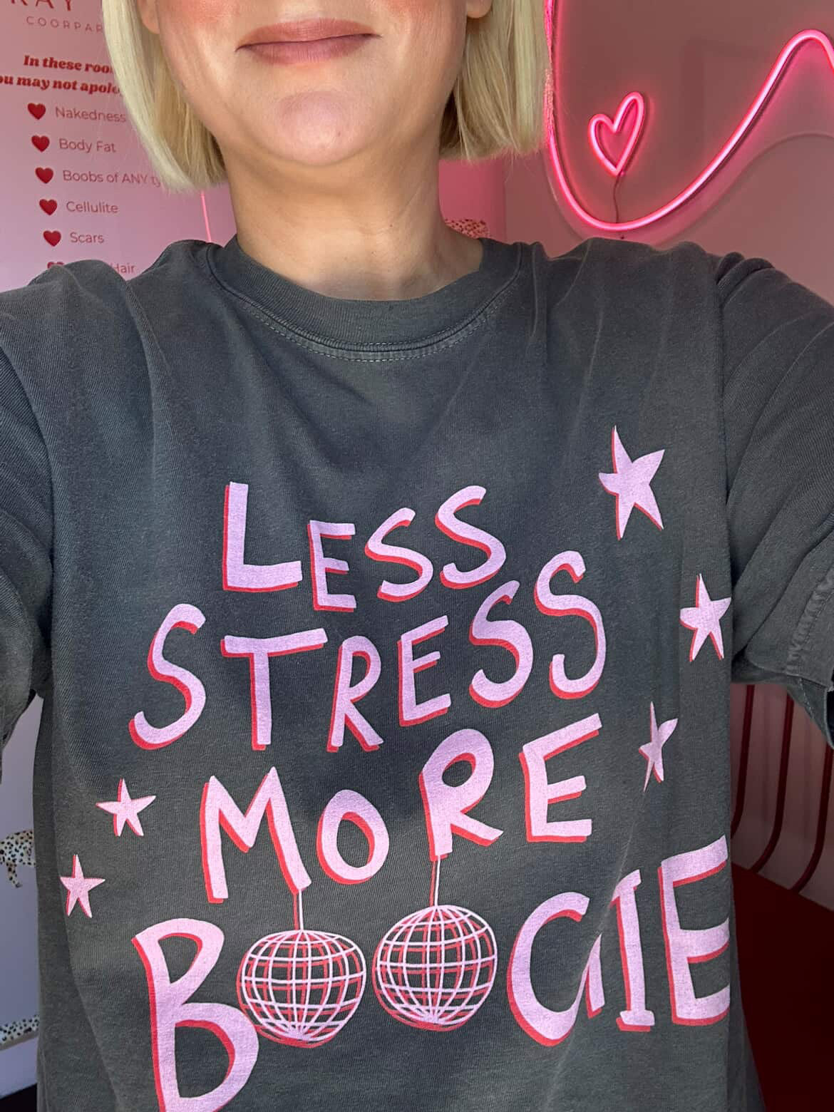 Less Stress More Boogie Relaxed Tee
