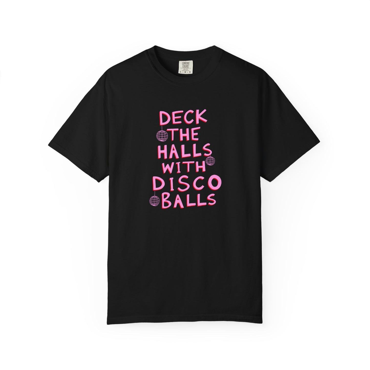 Deck The Halls With Disco Balls Relaxed Tee