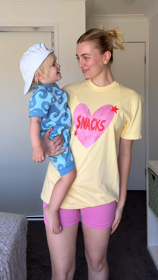 I Love Snacks Graphic Tee