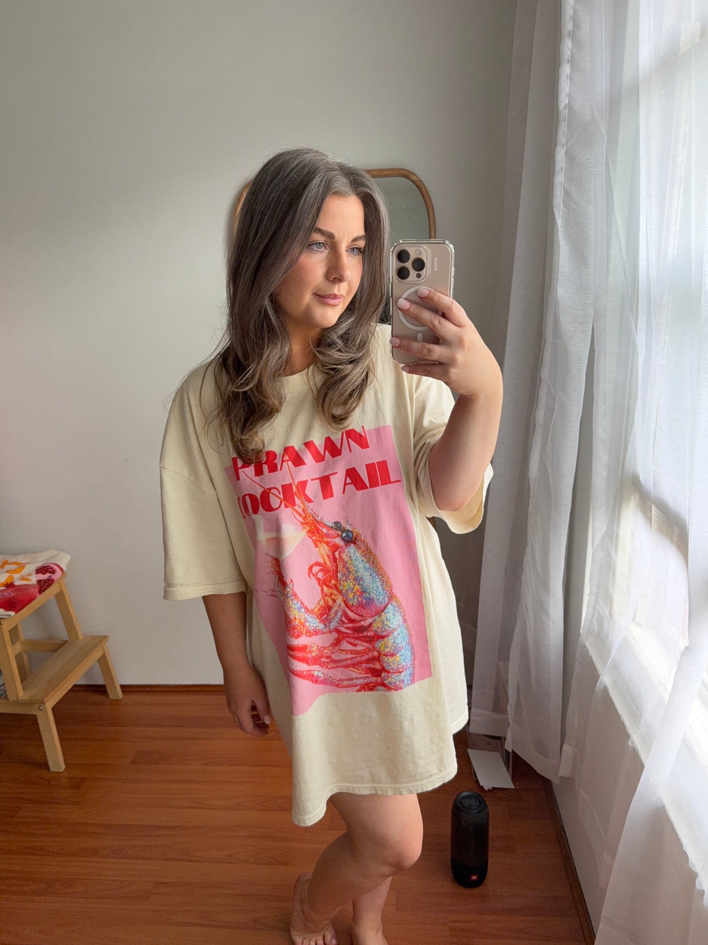 Prawn Cocktail Relaxed Tee Ivory