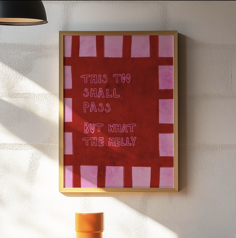 What The Helly - Digital Download Art Print By Bad Batch