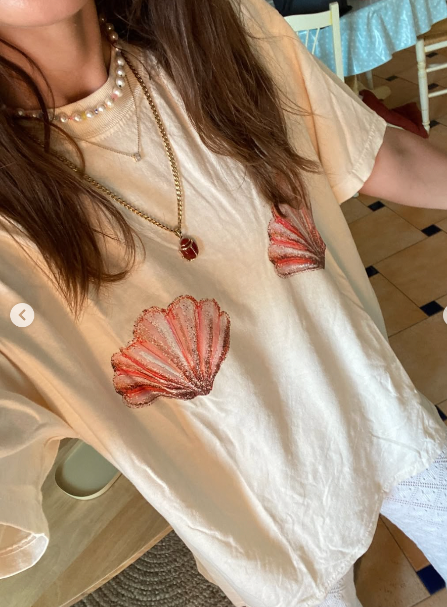 Mermaid Tits Relaxed Tee Ivory
