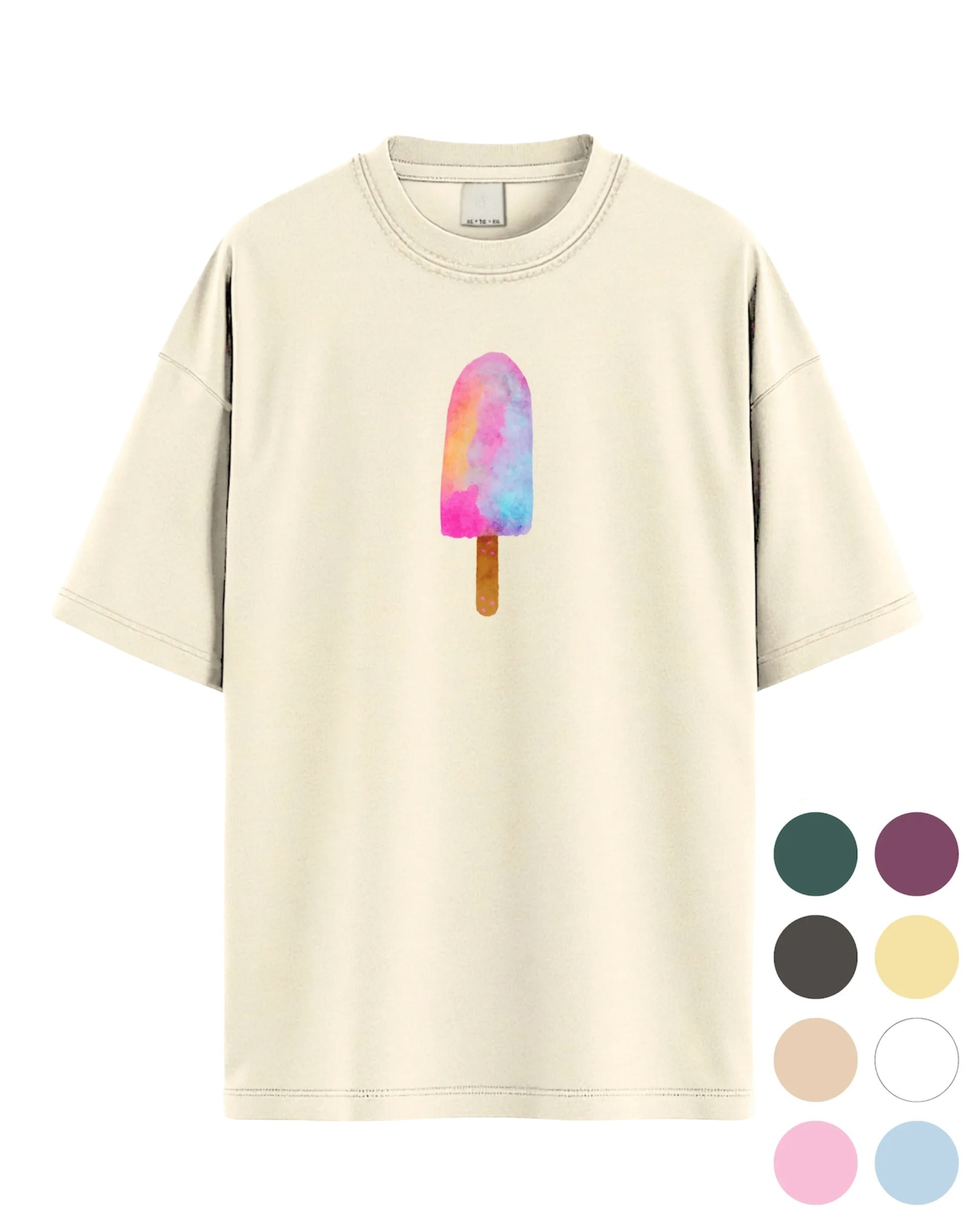 Rainbow Ice Cream Graphic Tee
