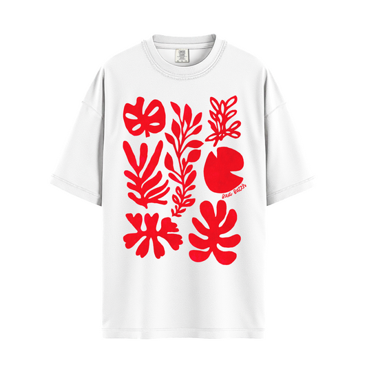 Coral Relaxed Tee