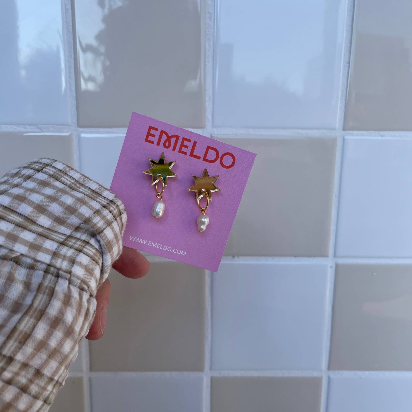 Starburst Pearl Earrings