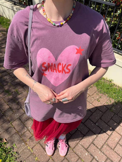 I Love Snacks Relaxed Tee