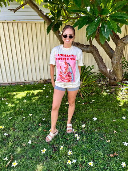 Prawn Cocktail Graphic Tee Ivory