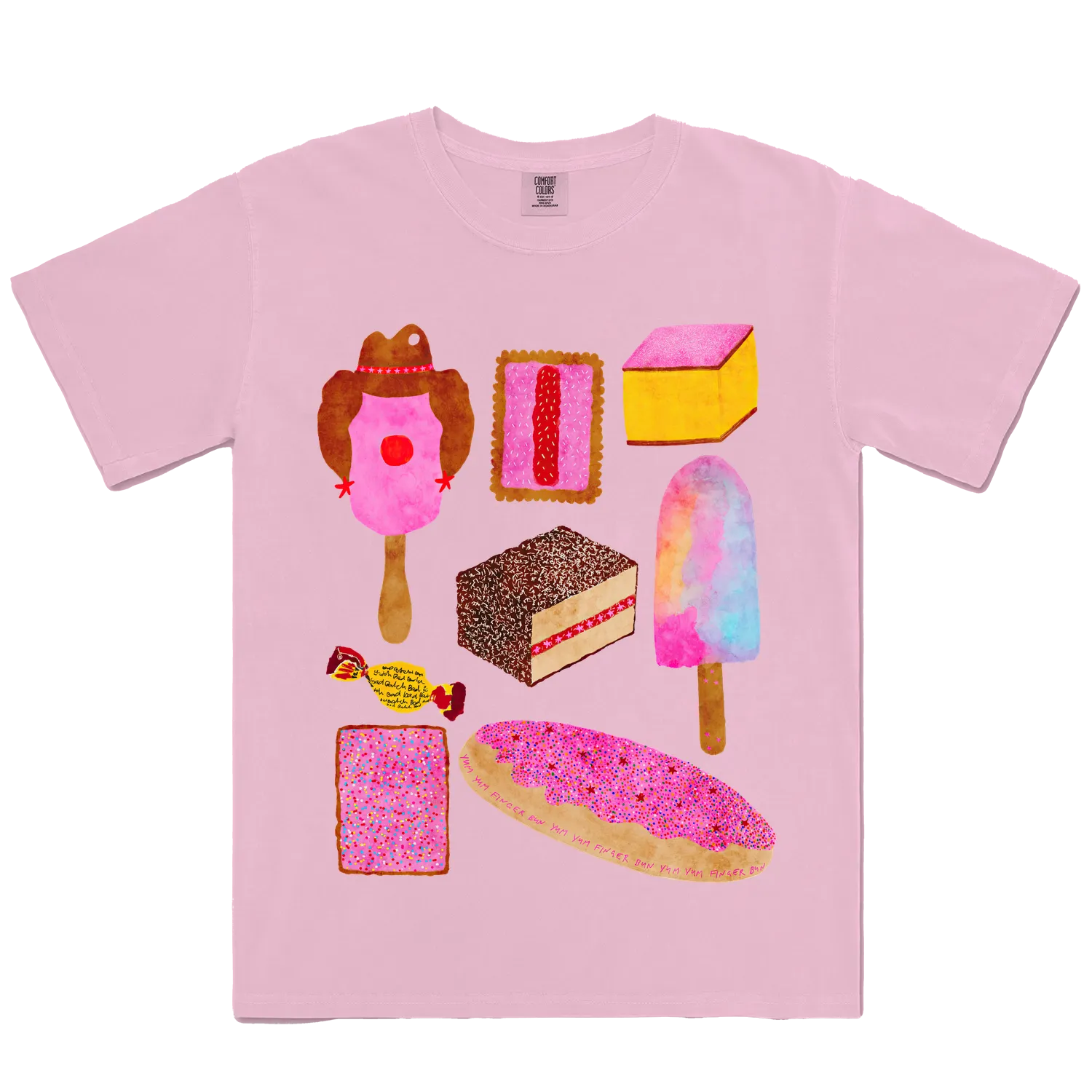 Blossom front flat lay