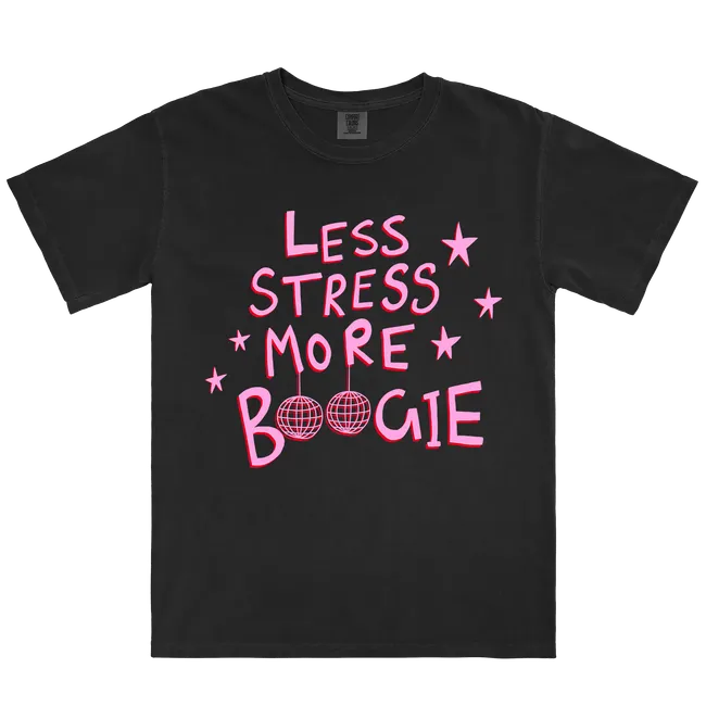Less Stress More Boogie Relaxed Tee