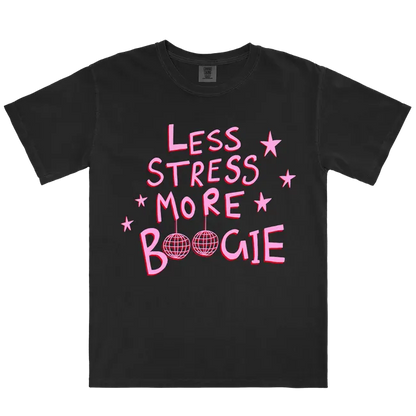 Less Stress More Boogie Relaxed Tee