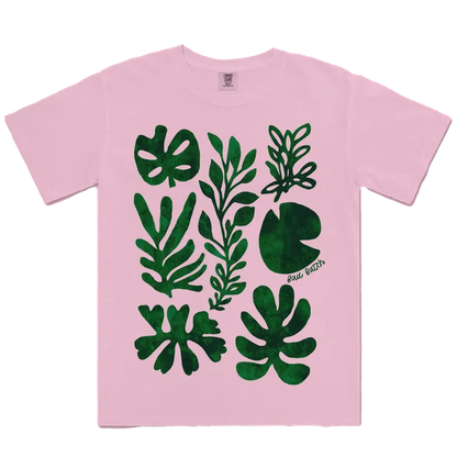 Coral Relaxed Tee Green