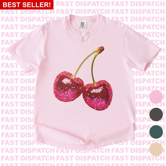 Disco Cherries Tee 🚚 Ready-to-ship🎄