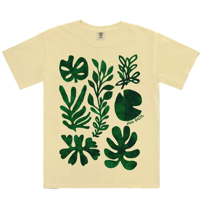 Coral Relaxed Tee Green