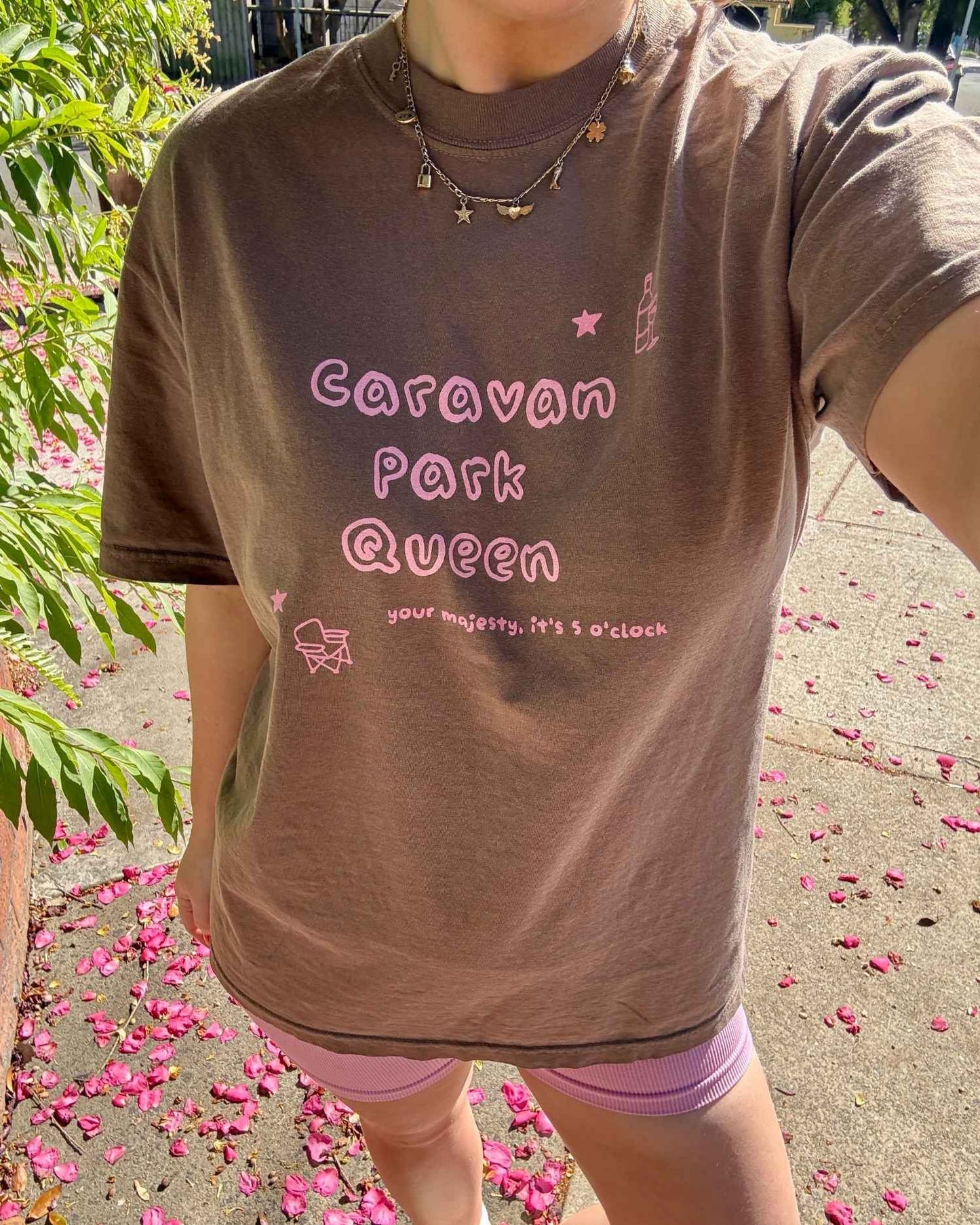 Caravan Park Queen Graphic Tee