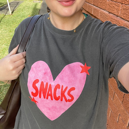 I Love Snacks Relaxed Tee