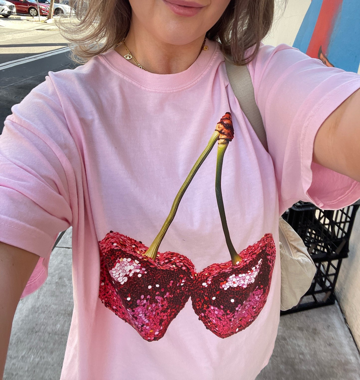 Disco Cherries Relaxed Tee