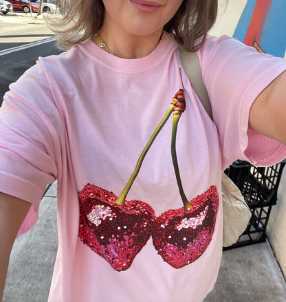 Disco Cherries Relaxed Tee