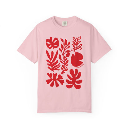 Coral Relaxed Tee Red