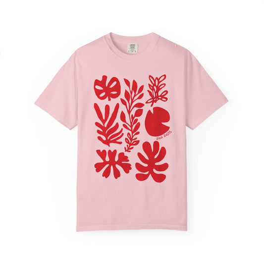 Coral Relaxed Tee Red