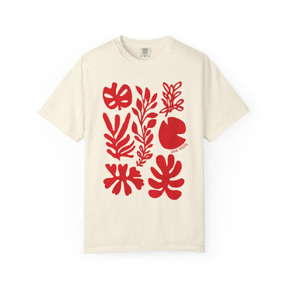 Coral Relaxed Tee Red