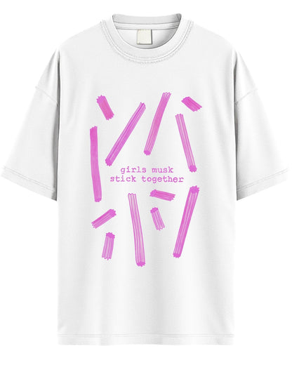 Girls Musk Stick Together Graphic Tee