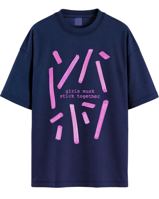 Girls Musk Stick Together Graphic Tee
