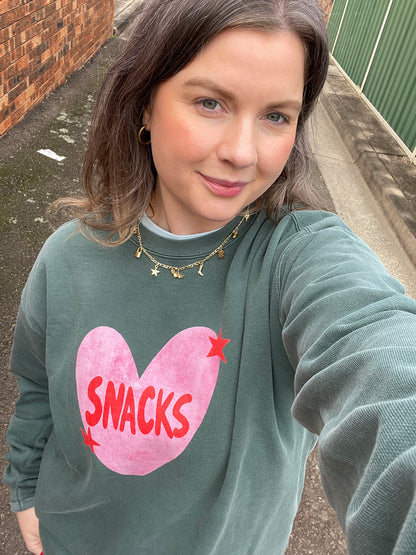 I Love Snacks Sweatshirt