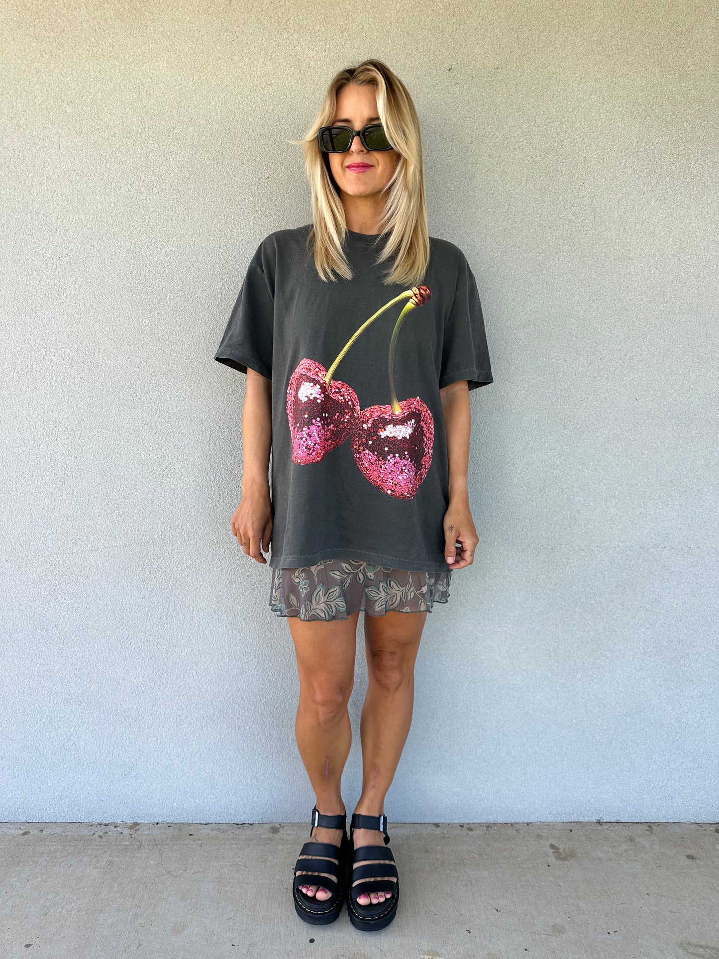 Disco Cherries Relaxed Tee
