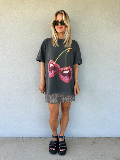 Disco Cherries Relaxed Tee