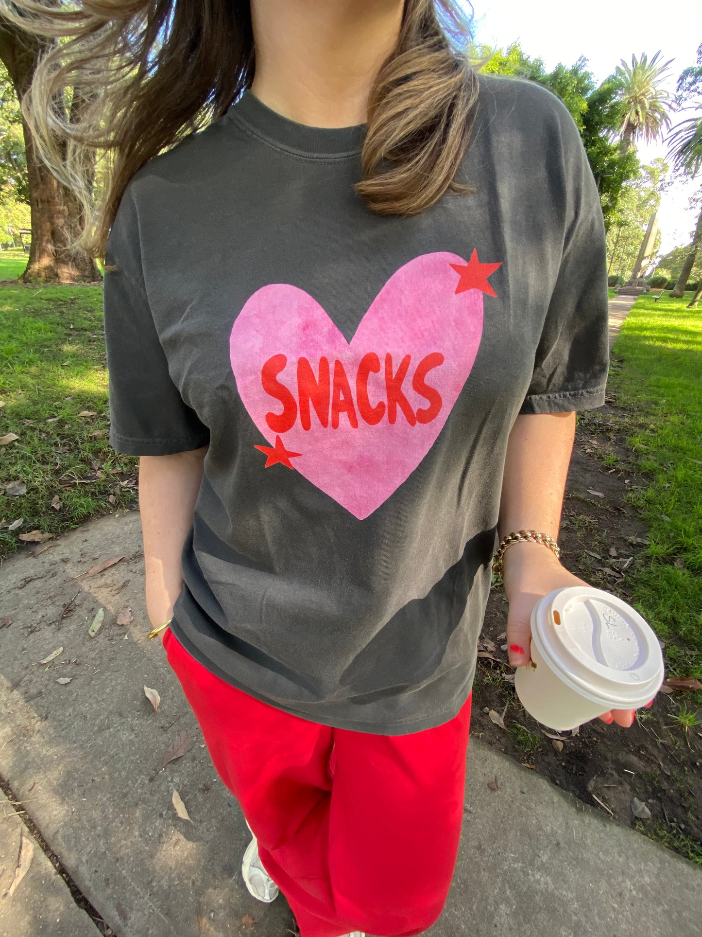 I Love Snacks Relaxed Tee