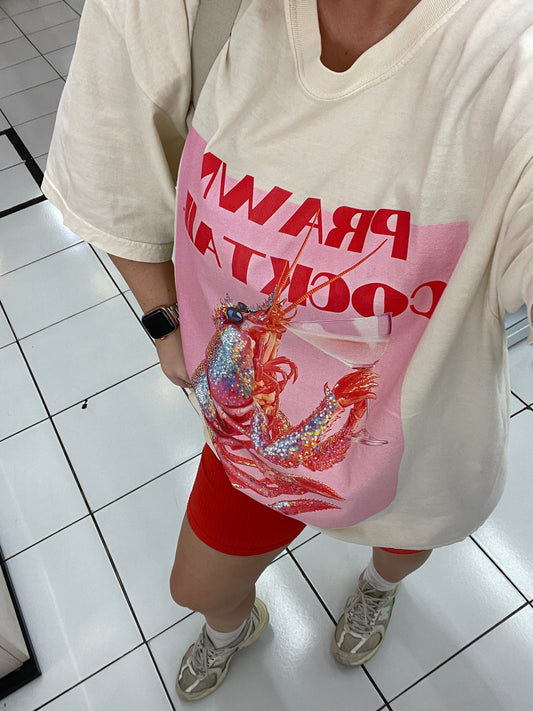 Prawn Cocktail Relaxed Tee Ivory
