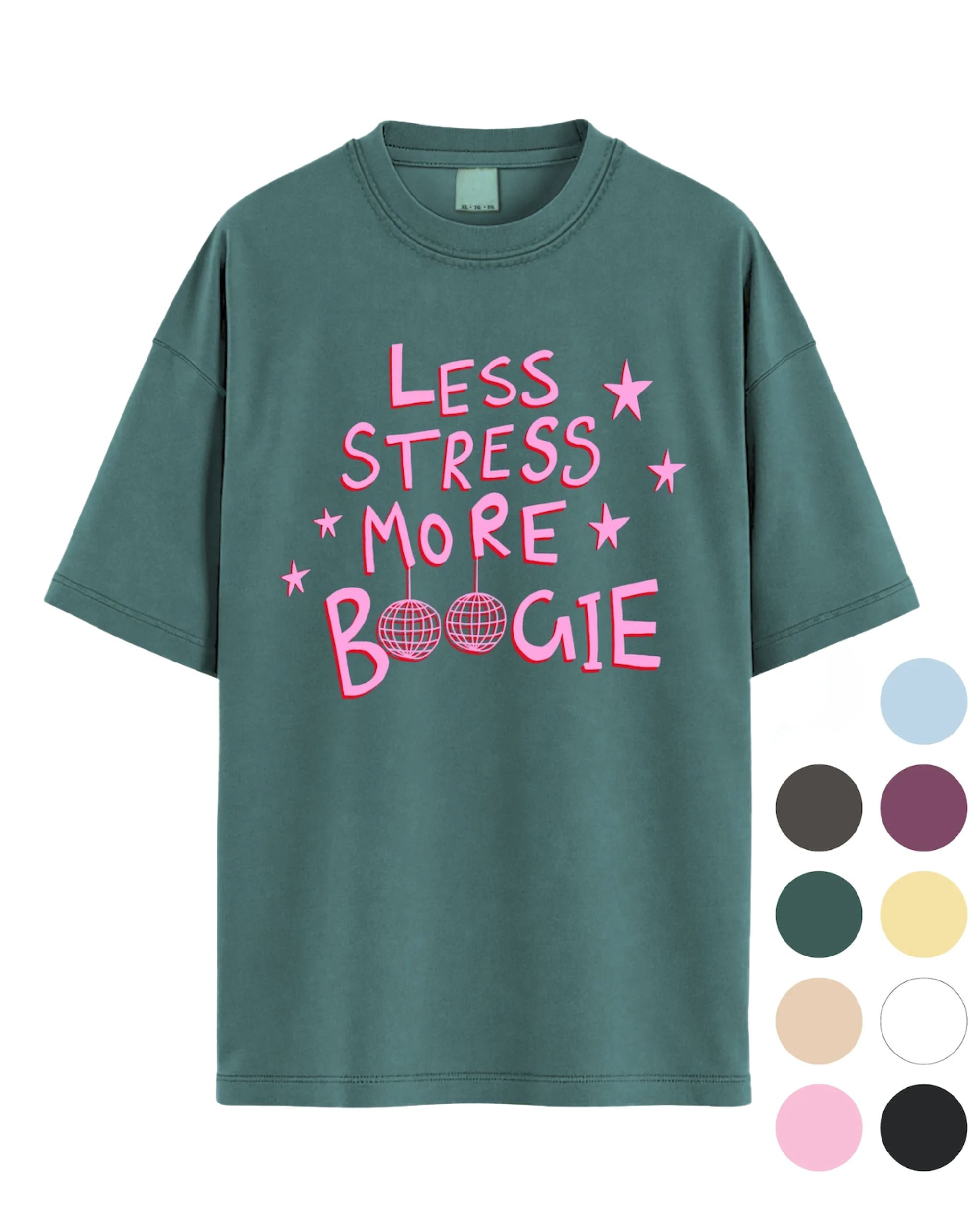 Less Stress More Boogie Graphic Tee