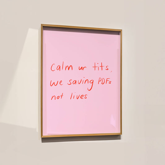 We're Saving PDFs, Not Lives (Digital Only)