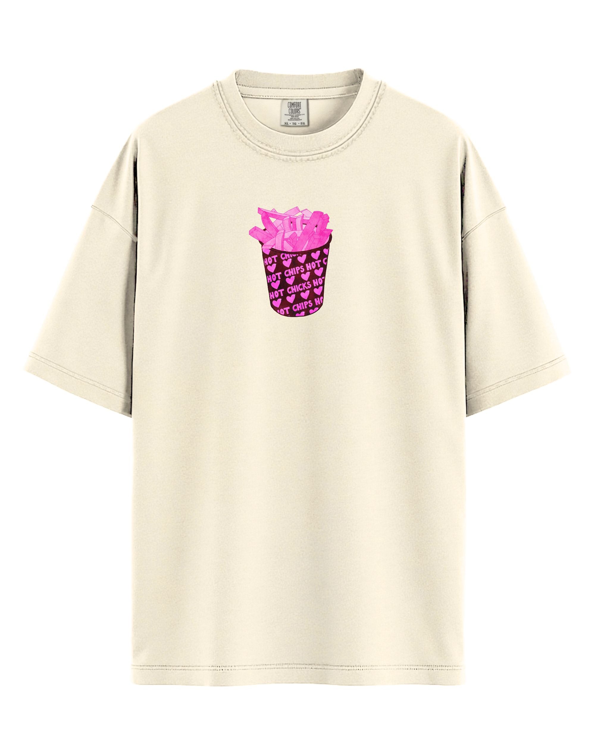 Hot Chicks Love Hot Chips Graphic Tee