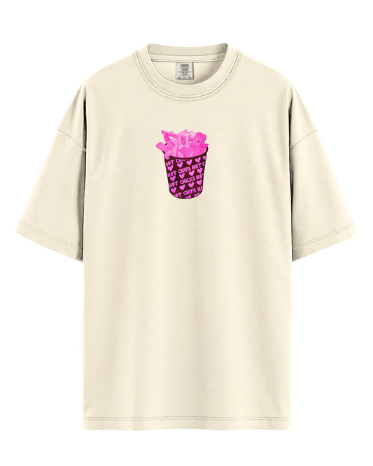 Hot Chicks Love Hot Chips Graphic Tee