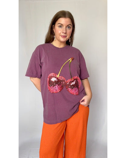 Disco Cherries Graphic Tee