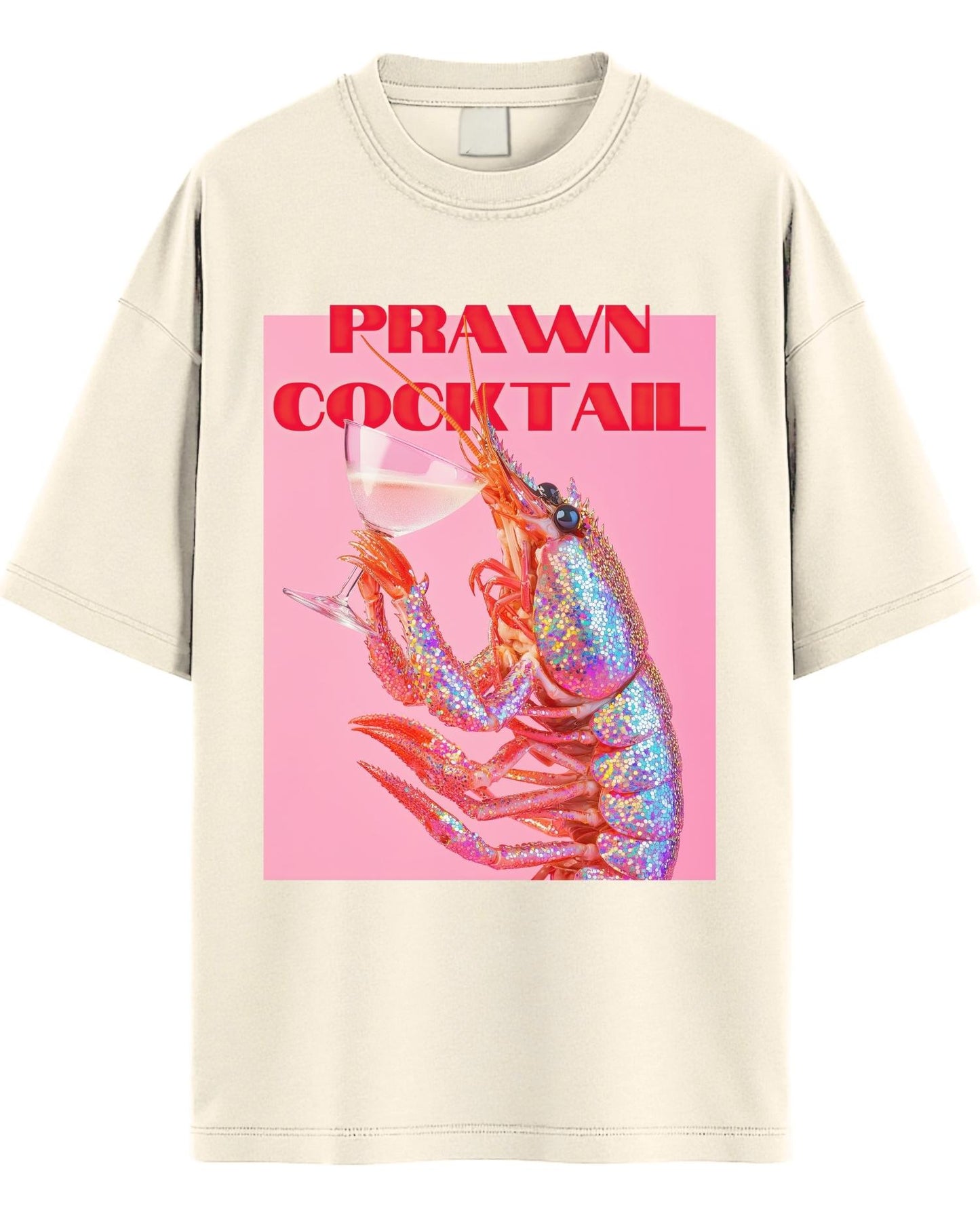 Prawn Cocktail Graphic Tee Ivory
