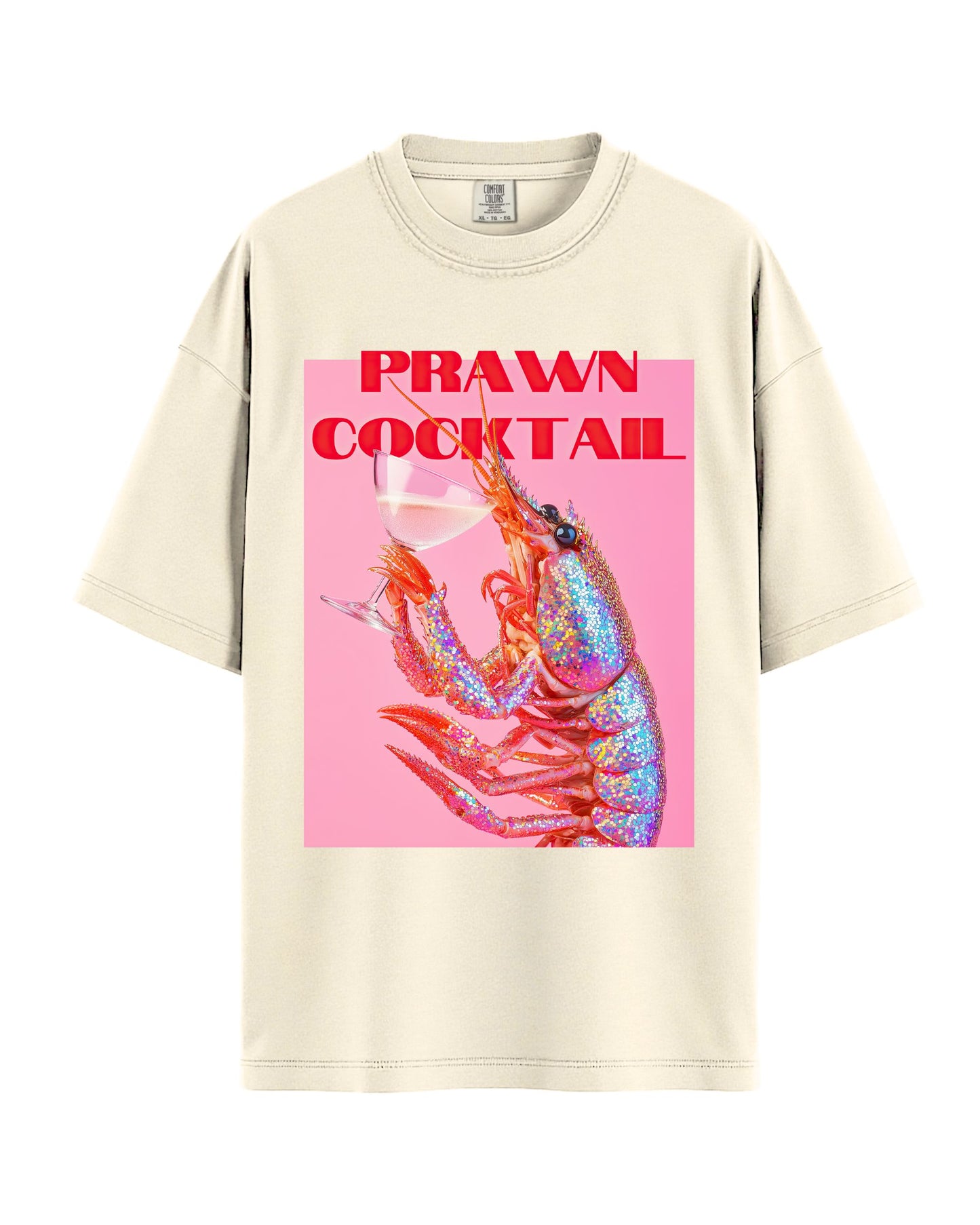 Prawn Cocktail Graphic Tee Ivory