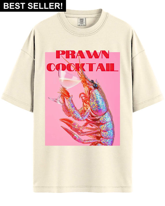 Prawn Cocktail Graphic Tee Ivory